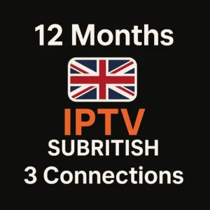 iptv subscription 12 months 3 connections